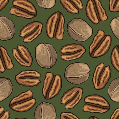 Ceviz ile sorunsuz doğa arka plan.