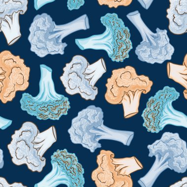 Dikişsiz desen karnabahar