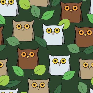 vektör çizimi baykuş