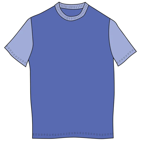 Imagem com t-shirt colorida — Vetor de Stock