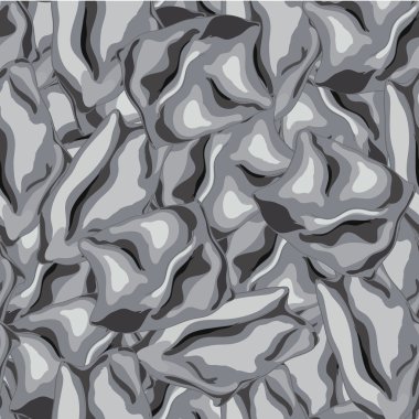 Dikişsiz düz dalgalı katlanmış bez kumaş doku