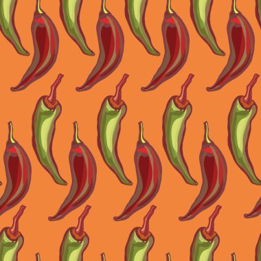 Dikişsiz chili biber arka plan.
