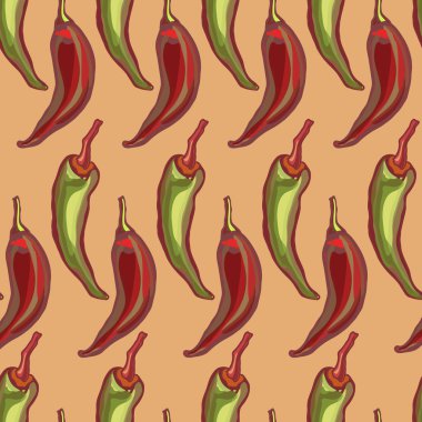 Dikişsiz chili biber arka plan.