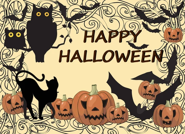 Mutlu Cadılar Bayramı Kartı