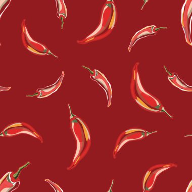 Dikişsiz chili biber arka plan.
