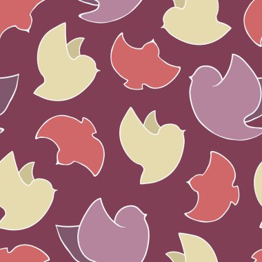 Bahar kuşlar seamless modeli.