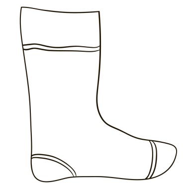 Çorap ve Noel çorap.