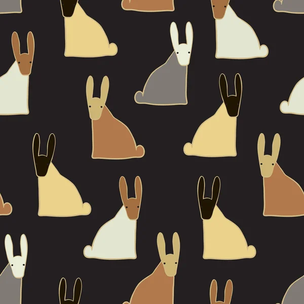 Komik tavşan ile arka plan — Stok Vektör