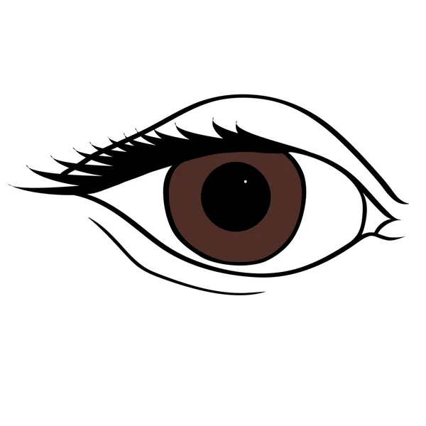 Symbolic abstract eyes. — Stock Vector