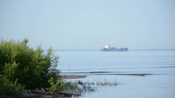 Last på St Lawrence Seaway — Stockvideo