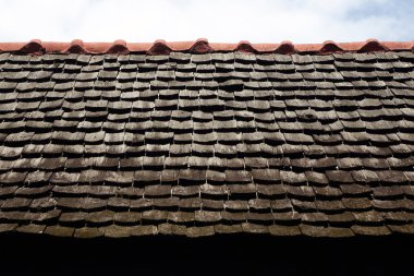 Antika ahşap çatı desen detay