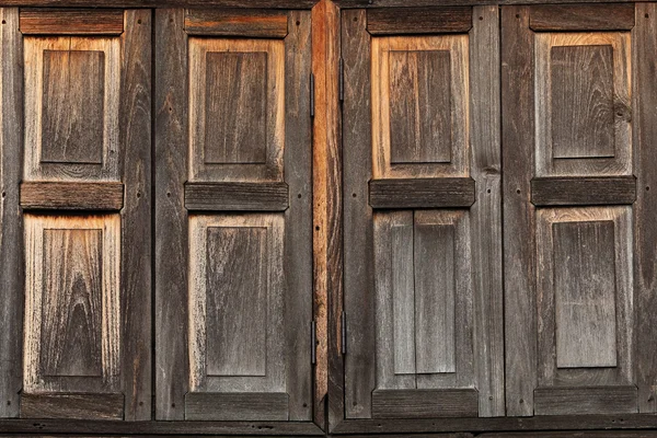 Beau fond de texture de fenêtres anciennes en bois — Photo