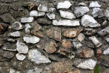 Doku arka plan, boulder duvar eski eski taş duvar