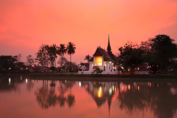 Landscape of ancient city in Sukhothai, Thailand