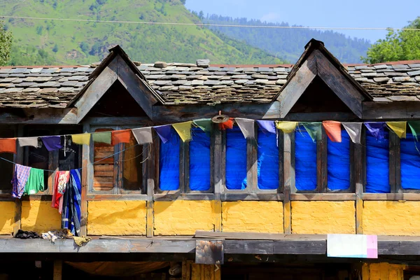 在印度北部农村印度房子 — 图库照片
