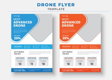 Drone Flyer Şablonu, En Gelişmiş İHA Hizmetleri Uçağı, İHA Kiralama Uçağı
