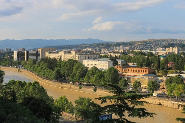 Panoráma Tbiliszi — Stock Fotó