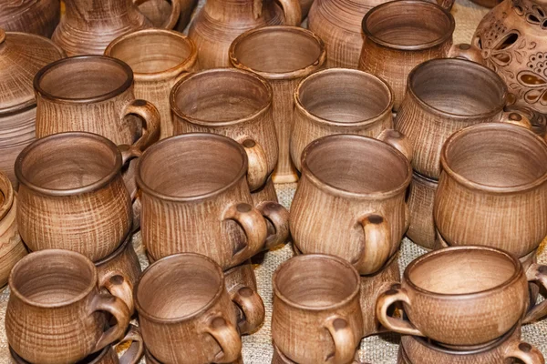 Cerâmica artesanal louça — Fotografia de Stock