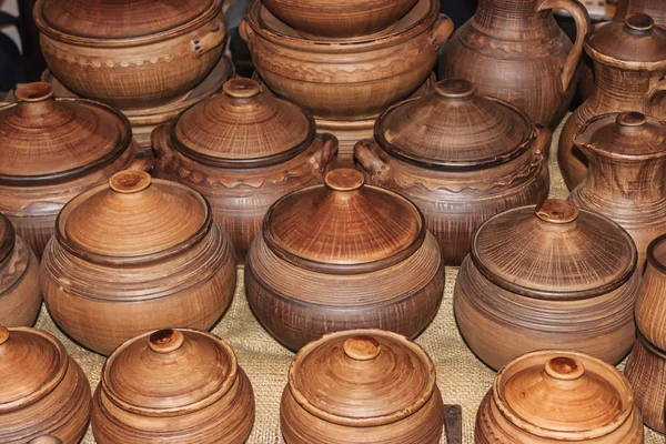 Cerâmica artesanal louça — Fotografia de Stock