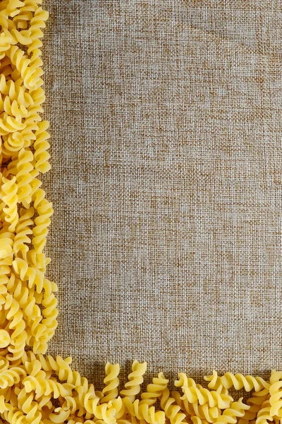 Forskjellige typer italiensk pasta – stockfoto