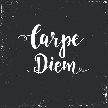 Carpe diem - latin ifade