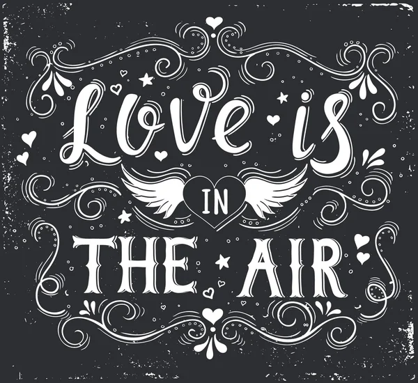 L'amour est dans l'air. — Image vectorielle