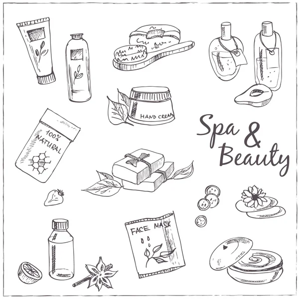 Spa beauté et soins vecteur — Image vectorielle