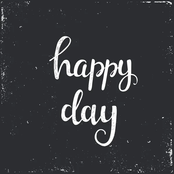 Happy day.  Vector hand drawn illustration. — Stock vektor