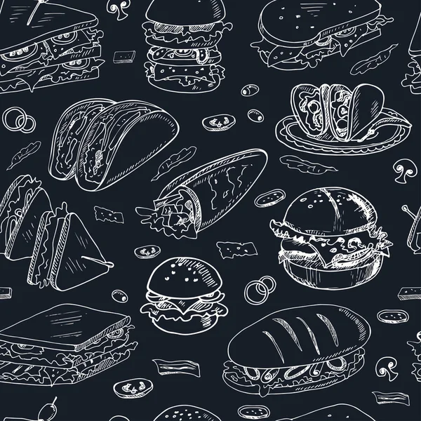 Vektör sandviç seamless modeli