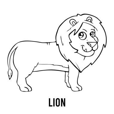 Coloring page for preschool children. Learn numbers for kindergartens and schools. Educational game.