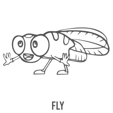 Coloring page for preschool children. Learn numbers for kindergartens and schools. Educational game.