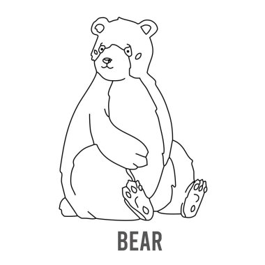 Coloring page for preschool children. Learn numbers for kindergartens and schools. Educational game.