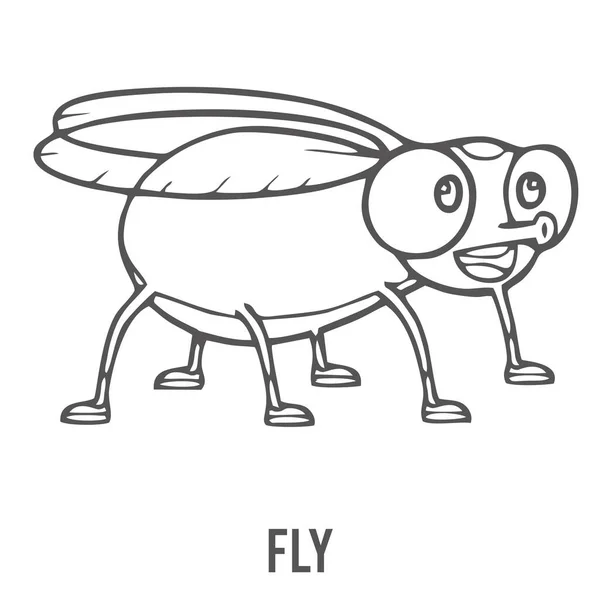 Coloring page for preschool children. Learn numbers for kindergartens and schools. Educational game. — Stok Vektör