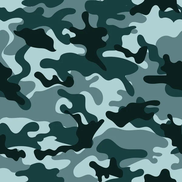 Camouflage naadloos patroon. — Stockvector