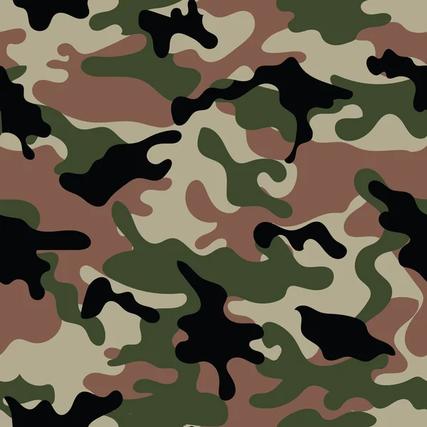 Camouflage Seamless Pattern. — Stock Vector