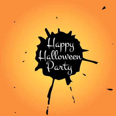 Cadılar Bayramı kaligrafi tasarım.