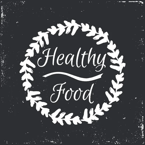 Healthy food vector frame. — Stockvector