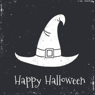 Mutlu Cadılar Bayramı tipografik arka plan