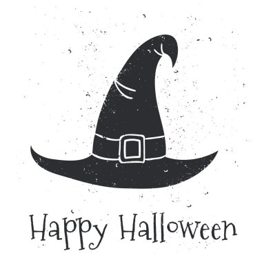 Mutlu Cadılar Bayramı tipografik arka plan