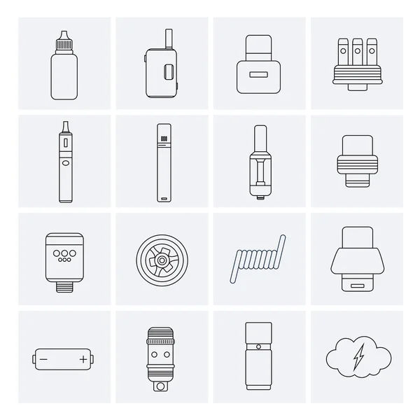 Conjunto de iconos de la cinta — Vector de stock