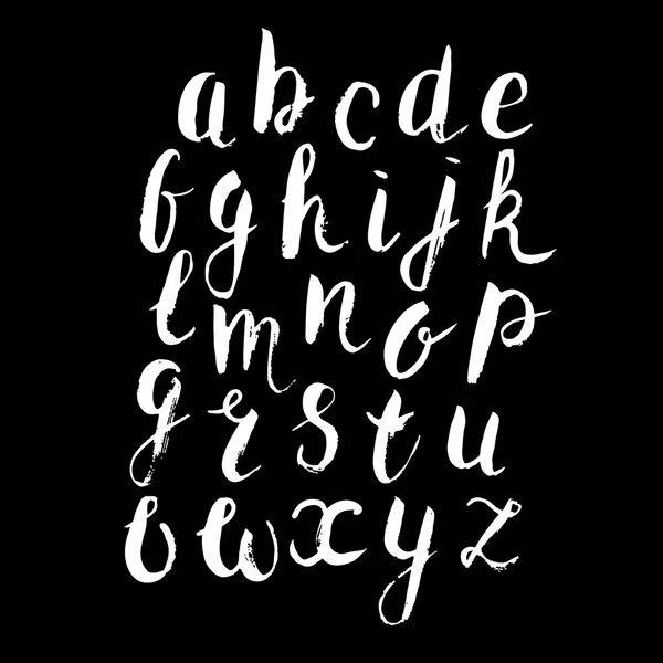 Современный алфавит кисти . — стоковый вектор