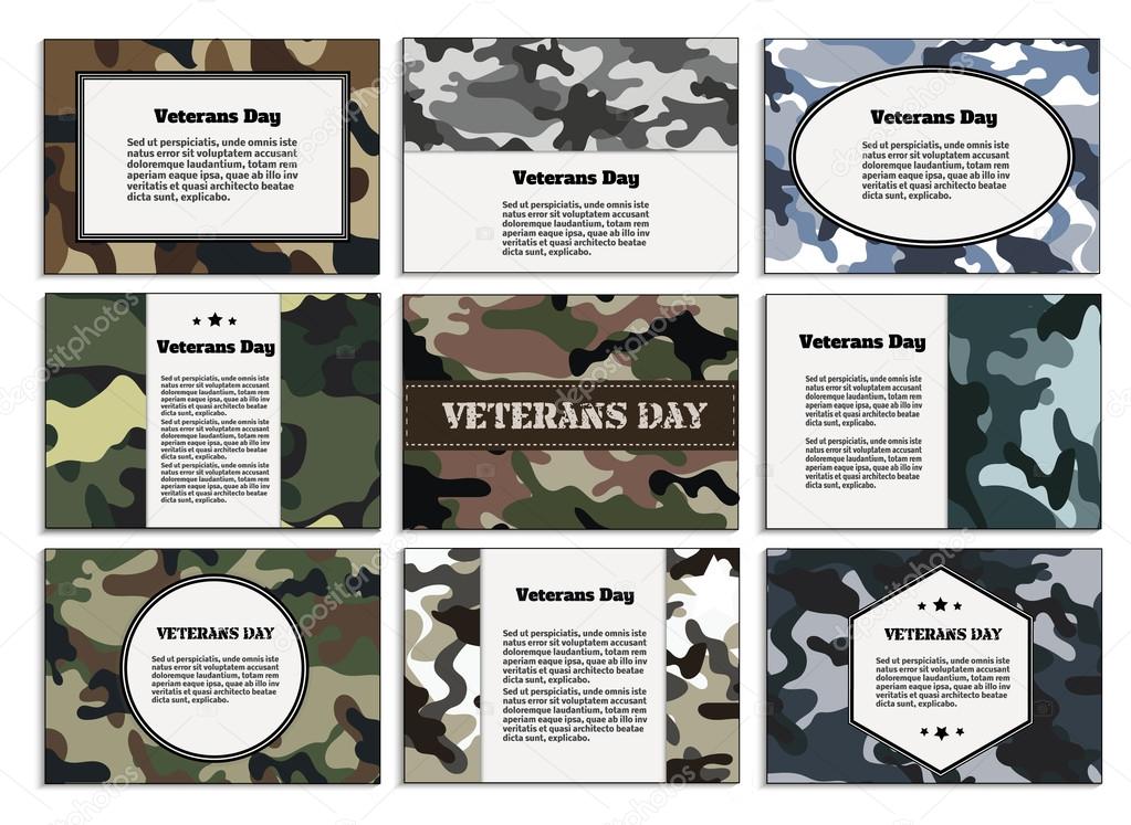 Veterans day. Poster, Brochure.