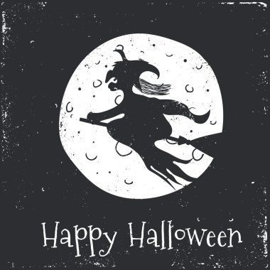 Mutlu Cadılar Bayramı tipografik arka plan