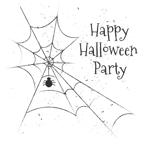 Joyeux Halloween Fond typographique — Image vectorielle