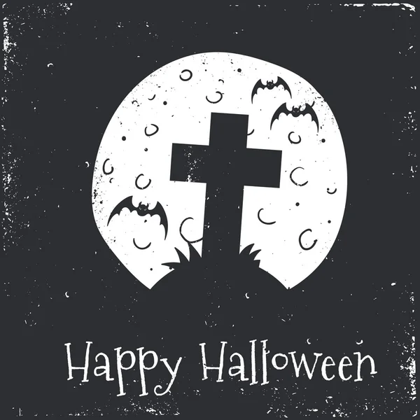 Glad Halloween bakgrund — Stock vektor