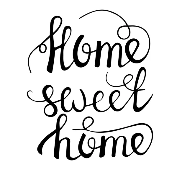 Home Sweet Home. — Stock Vector