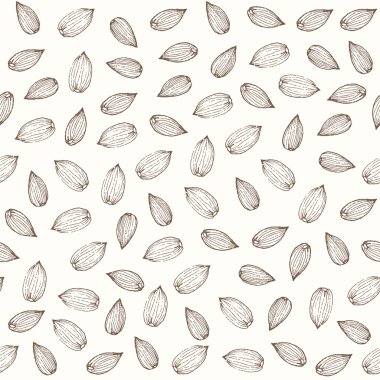 Badem fıstığı pürüzsüz desen.