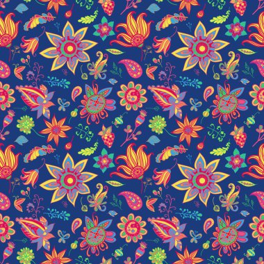 sorunsuz geçmiş ile çiçek desenli.