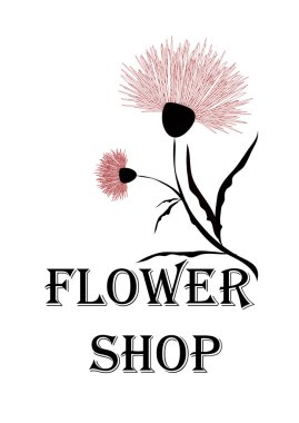 Amblem için çiçekçiye ya da çiçekçi