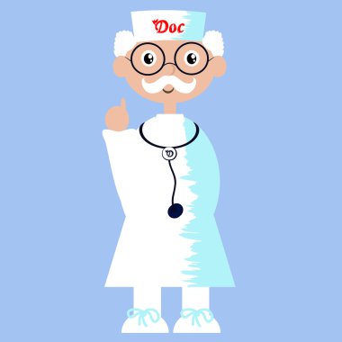 Bir doktorun resmi.